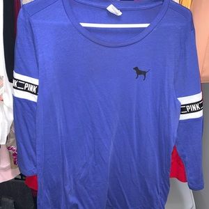 PINK 3/4 length sleeve tee